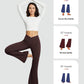 baleaf Women's V Crossover Flare Leggings with Pockets Yoga Pants High Waist Casual Workout Gym Bell Bottom Leggings