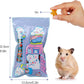 Rabbit Treats, Healthy Bunny Treats Natural Mini Star Shaped Snacks Treats for Pet Rabbits and Small Animals Molar Toys Guinea Pig Hamster Chinchilla Gerbil