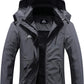 MOERDENG Women's Waterproof Ski Jacket Warm Winter Coat Outdoor Windbreaker Hiking Snowboarding Jacket