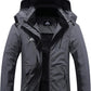 MOERDENG Women's Waterproof Ski Jacket Warm Winter Coat Outdoor Windbreaker Hiking Snowboarding Jacket