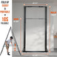 KT TOES DON'T TOUCH GROUND Foldable Free Standing Pull Up Bar Stand Sturdy Power Tower Workout Station For Home Gym Strength Training Adjustable Pullup Fitness Equipment Multifunctional Exercise Rack