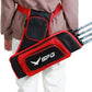 SOPOGER Archery Hip Quiver for Arrows - 3 or 4 Tube Bow Belt Quiver Waist Hanged for Youth Teens Adults Compound Bow Recurve Bow Target Shooting