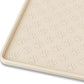 Ptlom Silicone Pet Placemat for Dog and Cat, Waterproof Non-Slip Pet Feeding Bowl Mats for Food and Water, Small Medium Large Tray Mat Prevent Residues from Spilling to Floor, Beige, 18" 12"