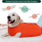 Kuoser Dog Recovery Suit for Rear Legs, Dog Surgical Suit with Pants Cover to Prevent Licking Wounds, Dog Onesie for Surgery Female Spay Male Neuter, Anti Licking Dog Recovery Leg Sleeve, Orange 2XL