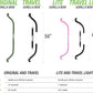 Lite Gorilla Bow Portable Home Gym Resistance Bands and Bar System for Travel, Fitness, Weightlifting and Exercise Kit, Full Body Workout Equipment Set