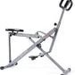 Sunny Health & Fitness Row-N-Ride Squat Machines for Home Glutes and Abs The Assist Trainer Workout Exercise Gym Butt Builder Equipment