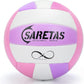 Beach/Water/Sand Volleyballs, Outdoor/Indoor Official Size, Soft Touch Volleyball for Beginners, Cute Volley Ball for Girls/Kids/Youth, Ideal Gifts with Pump for Backyard, Pool, Middle School