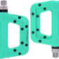 FOOKER MTB Pedals Mountain Bike Pedals 3 Bearing Non-Slip Lightweight Nylon Fiber Bicycle Platform Pedals for BMX MTB 9/16"