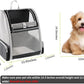Texsens Innovative Traveler Bubble Backpack Pet Carriers for Cats and Dogs (Black)