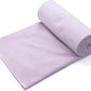 Eunzel Hot Yoga Towel, Super Absorbent Yoga Mat Towel Soft Suede Microfiber Non-Slip Towel for Bikram Pilates and Yoga Mats 72" x 26.5", Taro Purple