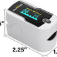 Zacurate FSA/HSA Eligible 500E-B Wireless Bluetooth Fingertip Blood Pulse Oximeter Monitor with FREE App, SpO2, Heart Rate, Plethysmograph, and Perfusion Index Finger Oxygen Sensor Meter