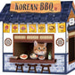 Cat Beds for Indoor Cats, Cardboard Cat House with Scratchers, Korean BBQ, Large Sturdy Cat Furniture Condo Cave Tent, Easy to Assemble Pet Toys Accessories Stuffs, Bunny Small Animals