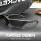 Polarized Sports Sunglasses for Men,TR90 Unbreakable Frame Sunglasses for Fishing Driving Cycling UV400 Protection