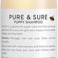 TrueBlue Pure & Sure Puppy Shampoo – Cleansing Wash, Deodorizing, Moisturizing – Toxin Free, Milk, Honey Natural Botanical Blend – Tearless Dog Shampoos – 12 Fl. Oz.