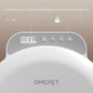 Automatic Cat Feeder Wet Food, Whisker-Friendly Automatic Cat Food Dispenser True 4-Meal Design with Locking Lid, Smart Timer Feeder for Wet Cat/Dog ，2-Ice Packs, Easy to Clean (White-1)