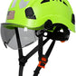 AOLAMEGS Construction Safety Hard Hat - ANSI Z89.1 Type Ι OSHA Approved Safety Helmets with Chin Straps Lightweight Reflective Vented ABS Hard Hats For Men Women Industrial Workwear 6-point Suspension