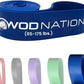 WOD Nation Pull Up Assistance Bands (10-175lbs Band) - Best for Pullup Assist, Chin Ups, Resistance Bands Exercise, Stretch, Mobility Work & Serious Fitness - 41 inch Straps