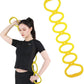 7 Ring Stretch Resistance Exercise Band, BetterJonny Workout Bands Yoga Stretching，Foot, Leg and Arm Exerciser for Home or Fitness Center Workout Walking Exercise