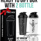 '-2 Pack- 28 oz Protein Shaker Bottles for Protein Mixes - 2x Wire Whisk | Leak Proof Shaker Cups for Protein Shakes | Bottle Pack | Shakers for Protein Shakes-(With Gift Box)