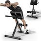 Roman Chair Hyperextension Bench – Adjustable Back Extension Machine for Glutes, Hamstrings & Lower Back – Foldable Multi-Purpose Workout Equipment for Home Gym