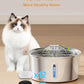 Cat Water Fountain Filter, Filters Replacement for 108Oz/3.2L&67Oz/2L&135Oz/4L Stainless Steel Pet Water Drinking Fountain, Dog Indoor Water Dispenser Fountain Carbon Filter, 12 Filters & 12 Sponges