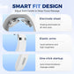 4-Head Electric Massagers Set, Vagus Nerve Stimulator Neck, 6 Modes & 16 Levels, Ergonomic Design, Promote Muscle Relaxation (White)