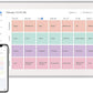 Digital Calendar 15.6 Inch, Electronic Calendar Chore Family Schedules, Smart Weekly and Monthly Planner, 1920 * 1080P IPS Touchscreen Interactive Display - Wall Mount White