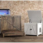 Pemberly Row 10/20 Gallon Aquarium/Terrarium Stand in Rustic