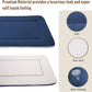Magic Dog Extra Large Soft Crate Pad Mat, Jumbo 48 Inches Machine Washable Pet Bed Kennel Pad With Non-Slip Bottom, Dark Blue