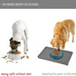 Waterproof Pet Feeding Mat with High Raised Edges, Heavier and Thicker Placemats for Cat Dog Water Bowl with BPA Free, Dogs Cats Food Mats for Messy Drinkers to Prevent Spill and Protect Floors