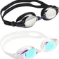 Aegend 2 Pack Kids Goggles, Swimming Goggles for Kids Age 4-16 Boys and Girls Youth, Anti-Fog Waterproof Anti-UV Pool Goggles