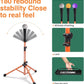 Eastgoing Heavy Duty Baseball and Softball Portable Travel Batting Tee.Adjustable Height|Portable|Collapsible. Baseball Hitting Tee for Any Age Player Practice