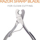 Dog Nail Clipper | Pet Cat Claw Trimmer -Sharp Angled Stainless Steel Blade for Quick Safety -Sturdy Non-Slip Handle -Nail File & Set Box -Professional Tools for Large & Small Pet