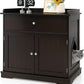 PETSITE Cat Litter Box Enclosure, Large Cat Washroom End Table with Drawer & 2 Doors, Wooden Cat House Storage Cabinet, Hidden Litter Box Furniture, Brown