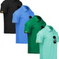 ZITY 4 Pack Mens Polo Shirt Short Sleeve Sports Golf Tennis T-Shirt Athletic Collared Tactical Shirts