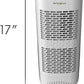 Whirlpool, WPT60P Whispure True Hepa Air Purifier, Activated Carbon Advanced Anti-Bacteria, Ideal for Allergies, Odors, Pet Dander, Mold, Smoke, Wildfire, and Germs, Medium, White