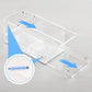 REPTI ZOO Magnetic Acrylic Reptile Terrarium 8" x 4" x 4", Transparent Tarantula Spider Enclosure Micro Breeding Box for Hermit Crab Snail Mantis Frog Insects