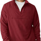 Aulemen Men's Casual Quarter Zip Pullover-Athletic Windbreaker Lightweight Jackets Hiking Golf for Men Mock Neck with Pockets