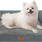 Small Dog Bed Orthopedic Washable Cat Bed Memory Foam Small Couch Sofa Indoor Comfy Pet Beds with Waterproof Removable Cover & Non-Slip Bottom