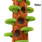 Magic Forest Cat Tree Tower, 90 inches Tall, Real Solid Wood Cat Tree for Multi-Cat Household