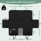 Dog Car Seat Cover for Back Seats 100% Waterproof with Metal Buckle Mesh Window Scratch Proof Heavy Duty Rear Backseat Protector Hammock for Pet, SUV Truck Vehicle Accessories, 54" x 58", Black