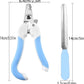Zoocozy Cat Dog Pets Nail Clippers and Trimmers, Cat Grooming Supplies with Safety Guard, Avoid Overcutting, for Cat Dog Kitten Puppy Rabbit Guinea(Blue)