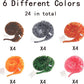24 PCS Cat Worm Toy Zebra Print Feather Worm Teaser Refills Attachment Cute Cat Wand Replacement Interactive Wand Accessories for Fishing Pole Toy Teaser for Indoor Cats Kitten