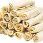 hotspot pets 8-9 Inch Large Rawhide Dog Chew Rolls (20 Pack) - Made from Grass Fed Cows - Great for Dental & Oral Care for Aggressive Chewers Large Dogs, Single Ingredient Treat
