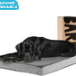Barkbox Orthopedic Dog Bed with Memory Foam, Premium Comfort for Dogs and Puppies, Dog Bed for Joint Relief and Restful Sleep, Durable and Easy to Clean - Grey, XXL