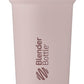 BlenderBottle Strada Sleek Shaker Cup Insulated Stainless Steel Water Bottle with Wire Whisk, 25-Ounce, Red/Tan (Sahara Sunset)