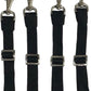Majestic Ally 1200D 29"x19" Horse Stall Guard with Replaceable and Adjustable Length Straps and Replaceable Hardware (Royal Blue Black)
