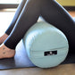 Hugger Mugger Round Yoga Bolster - Firm Round Shape, Higher Profile, Great Under Knees, Soft Support, Handmade in The USA