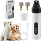 Whisperpaws Pain-Free Nail Trimmer, Stress Free Pet Nail Grooming, 2 Adjustable Speeds Electric Dog Nail Trimmer for Small, Medium, Large Dogs, Cats (1pcs)