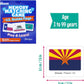 Menique U.S. States Flags Memory Matching Game – 100 Cards (50 Pairs) – Learn State Flags, Capitals & Abbreviations – Educational Card Game for Kids and Adults